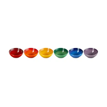 Talerz głęboki z kamionki Signature, 6-pak - Rainbow - Le Creuset