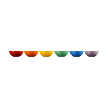 Talerz głęboki z kamionki Signature, 6-pak - Rainbow - Le Creuset