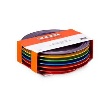 Talerz śniadaniowy z kamionki Signature, 6-pak - Rainbow - Le Creuset