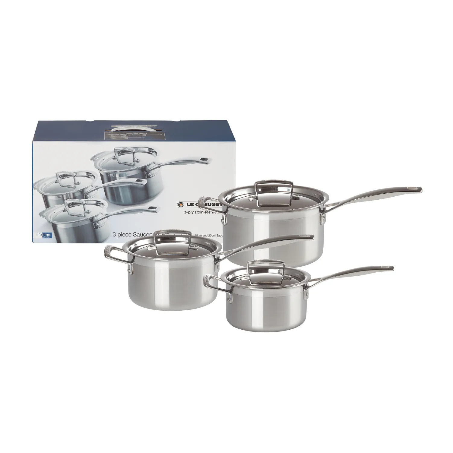 Zestaw garnków Le Creuset 3-Ply, 3 elementy Le Creuset