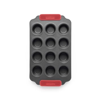 Forma do mini-muffinek Lékué z powłoką non-stick, 12 szt. - Czerwona - Lékué