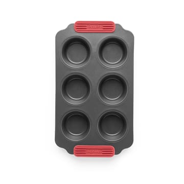 Forma do muffinek Lékué z powłoką non-stick, 6 szt. - Czerwona - Lékué