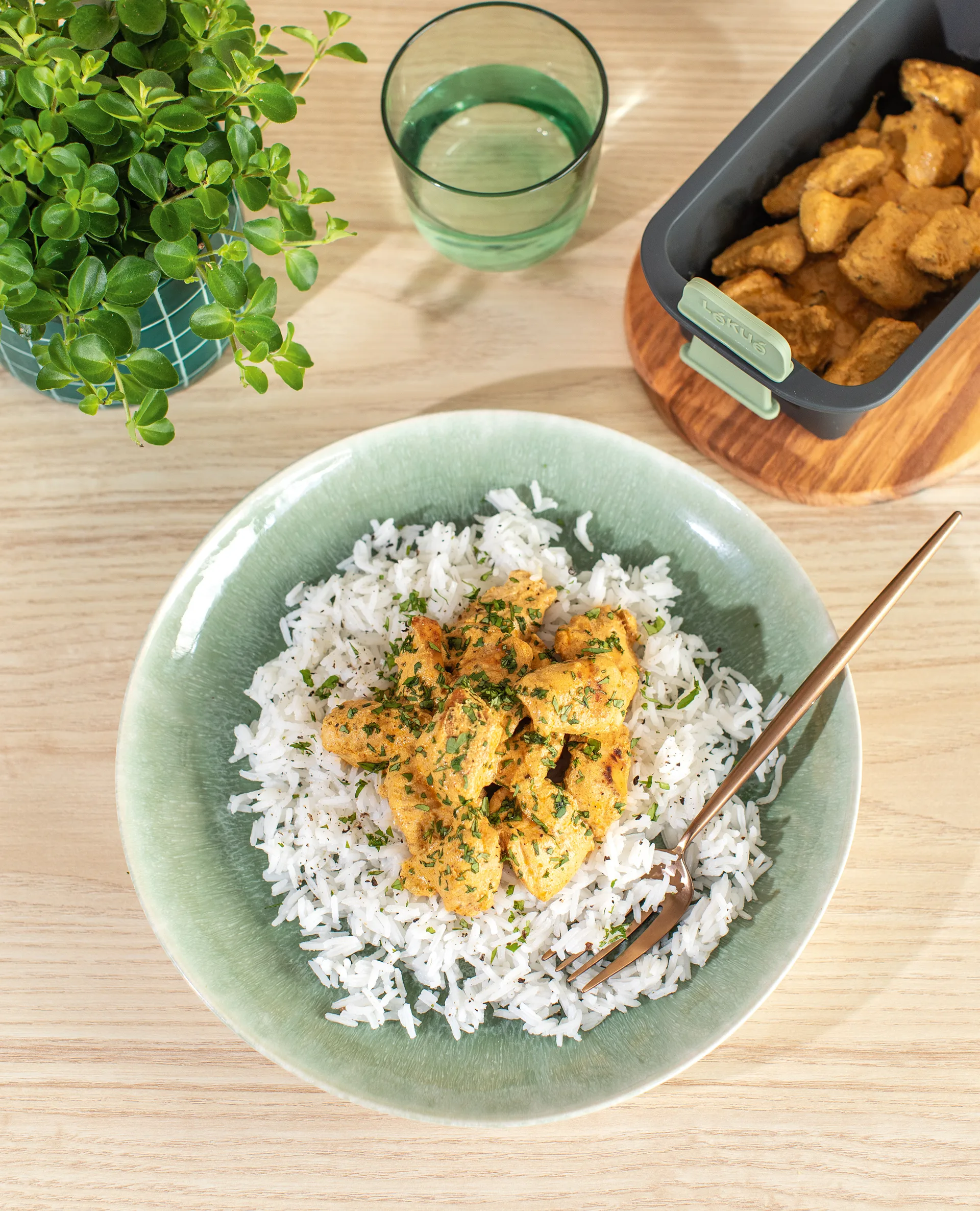 Lékué Air fryer prostokątny kosz, Grey Lékué