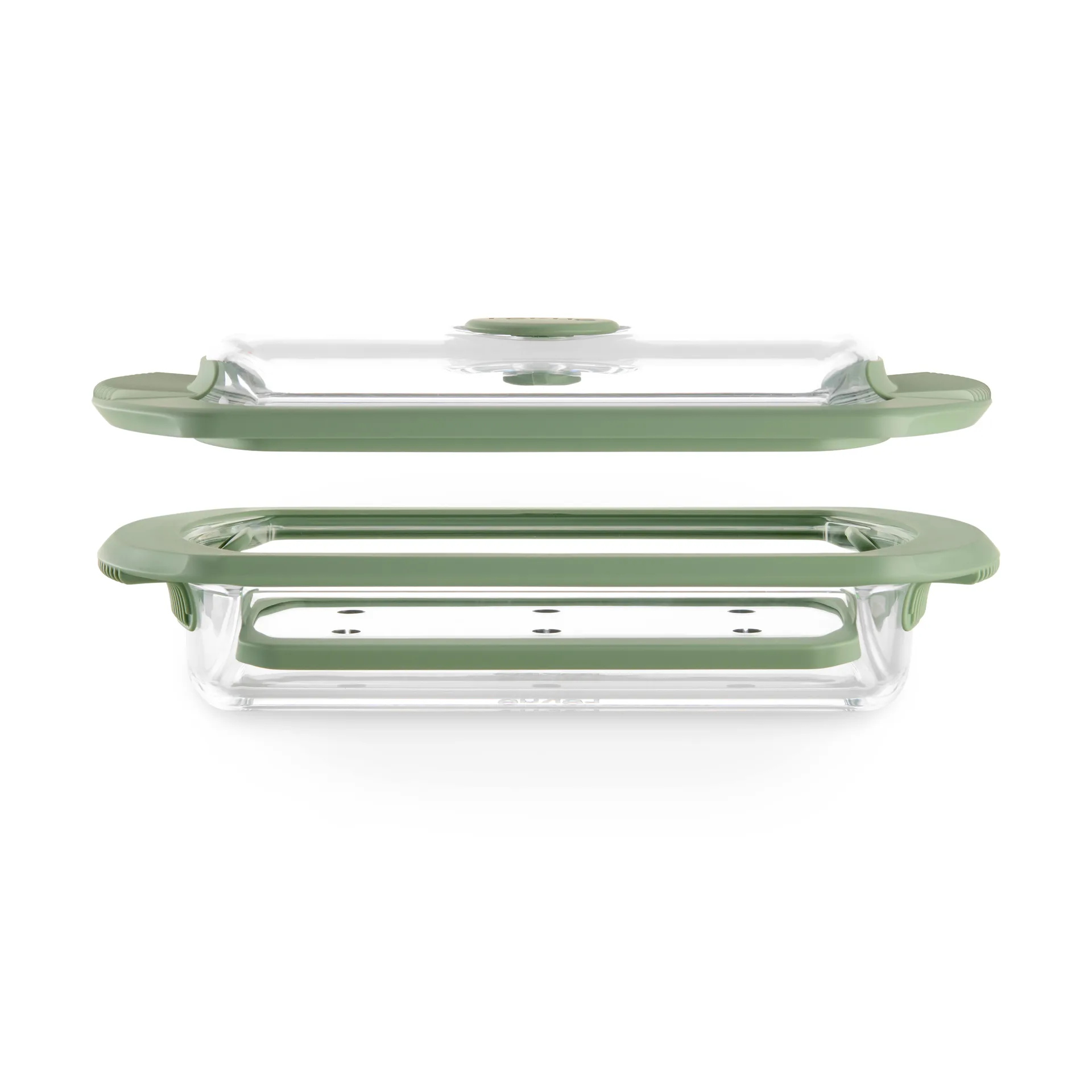 Lékué naczynie do gotowania na parze, Przezroczysty, szkło, 2‑szt. Lékué