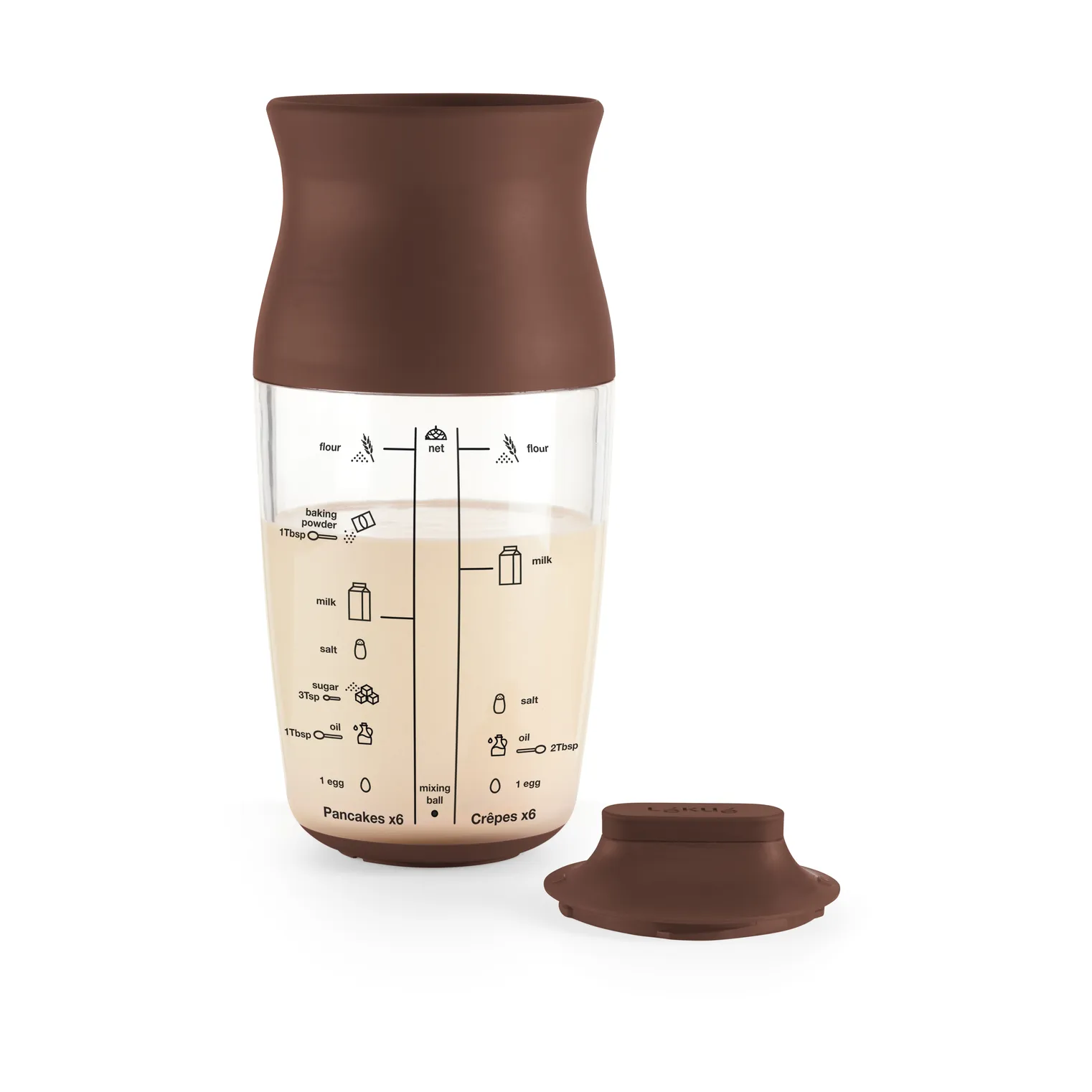 Mikser do naleśników Lékué, Brązowa Lékué