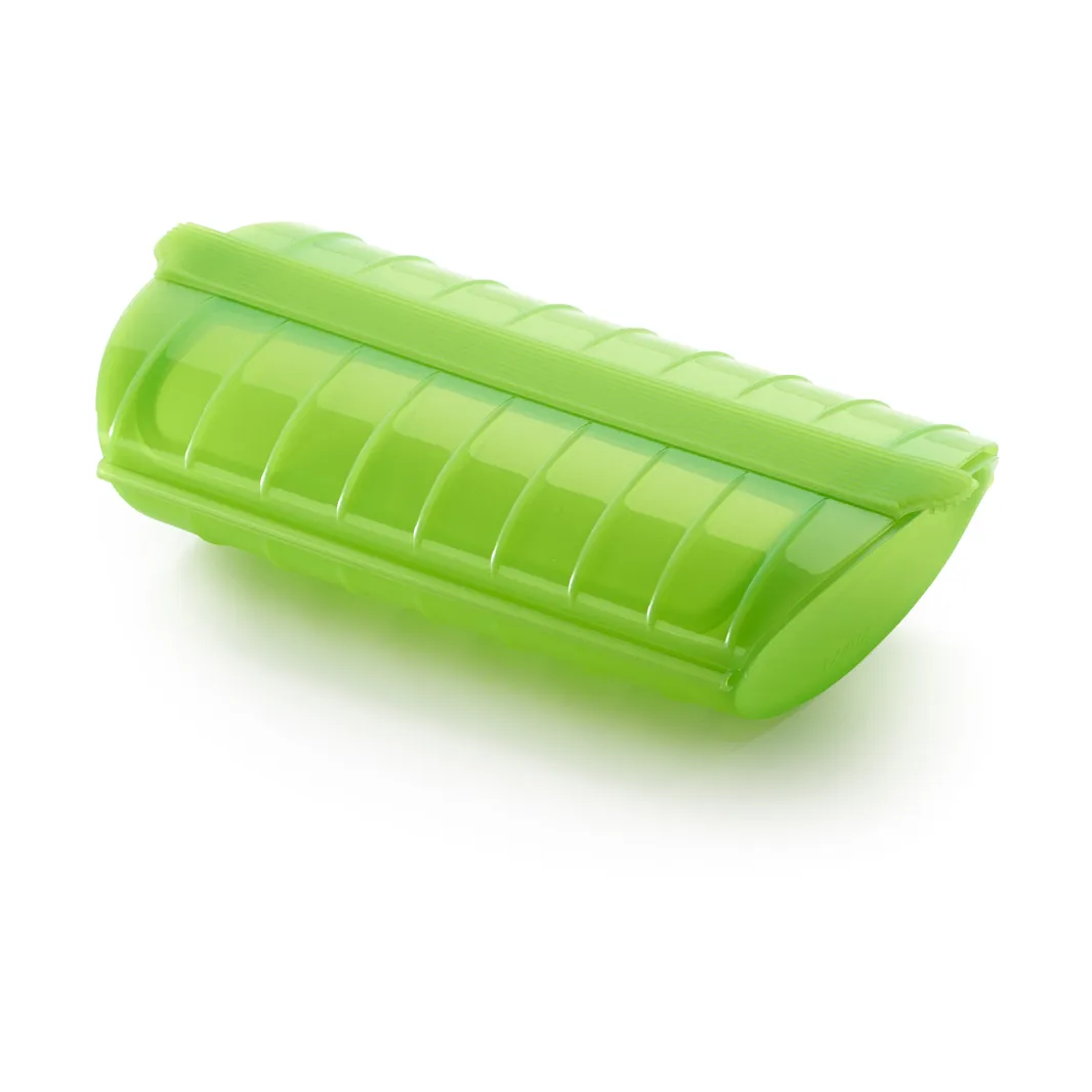 Parowar do mikrofali z tacką Lékué, 1-2 porcje, Zielony Lékué