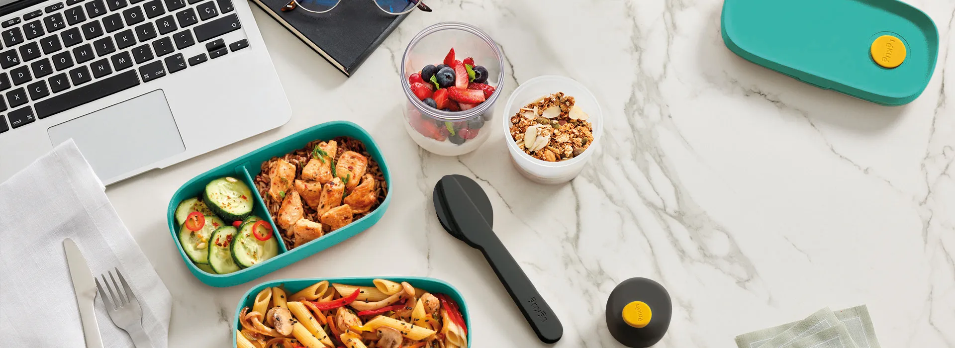 Pojemnik na sos Lékué To Go Organic 50 ml, Black Lékué