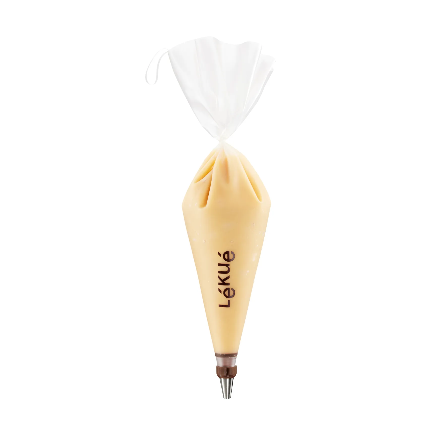 Rękaw cukierniczy wielokrotnego użytku Lékué, 3 końcówki, Przezroczysty Lékué