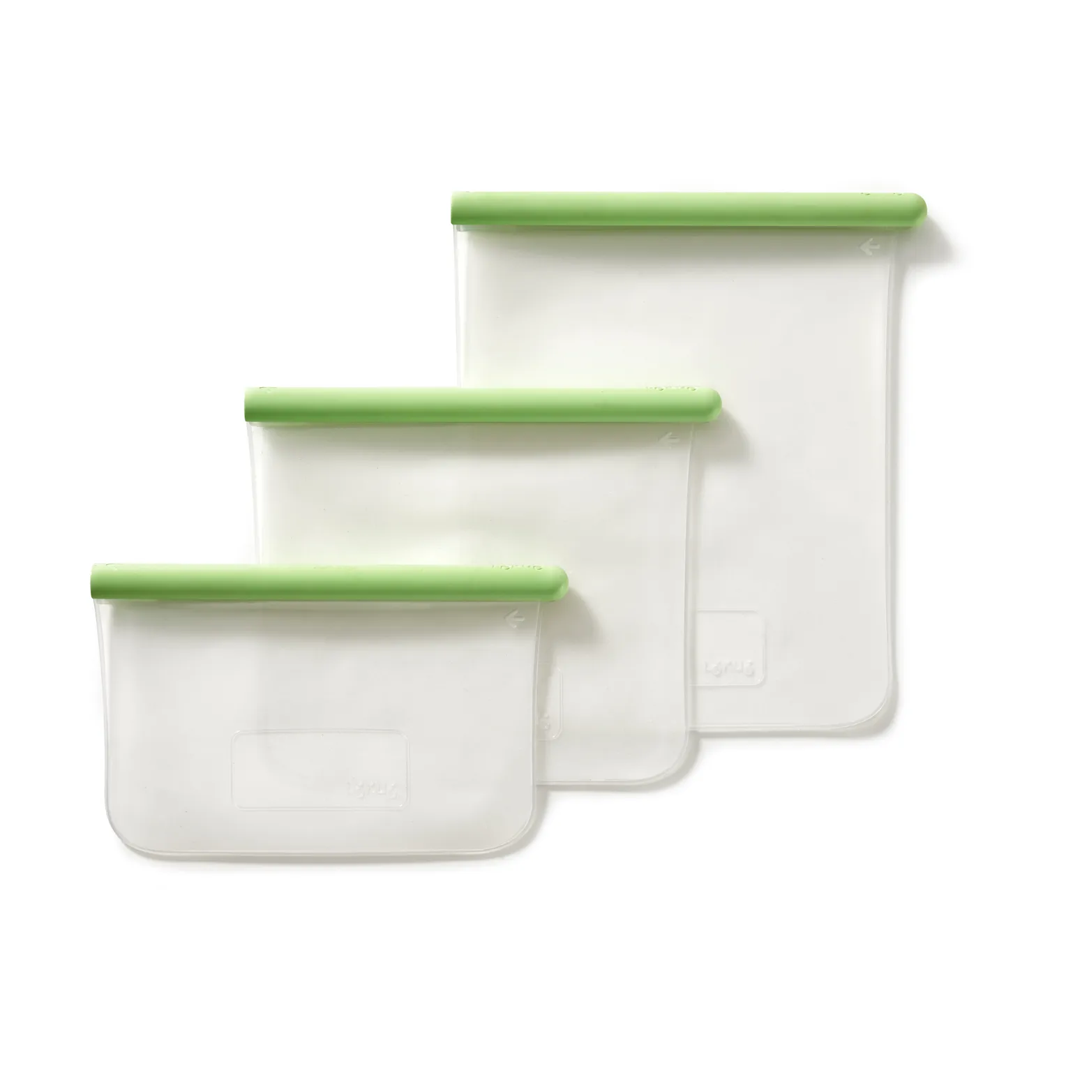 Zestaw 3 woreczków strunowych wielokrotnego użytku Lékué, Zielony Lékué