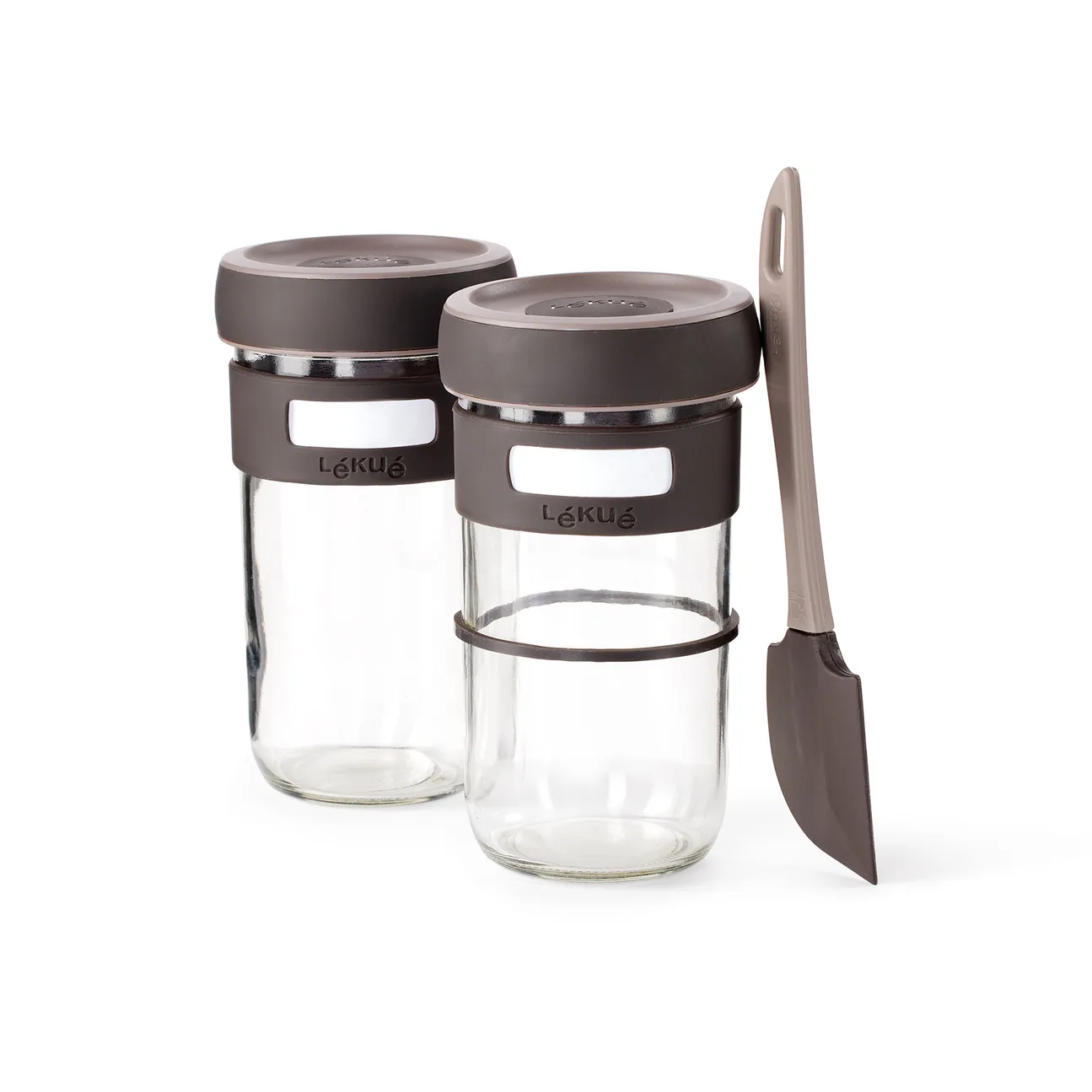 Zestaw startowy do zakwasu Lékué, 3 części, Brązowy Lékué