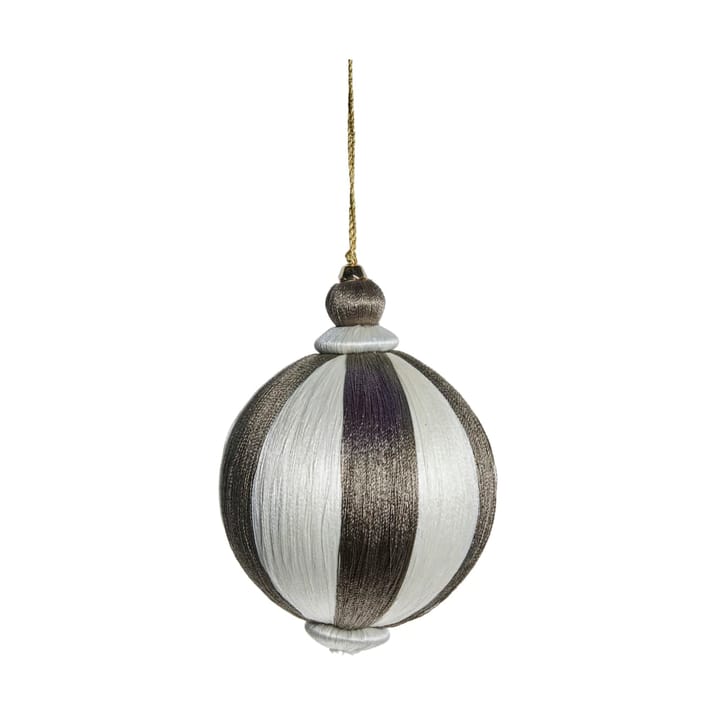 Bombka świąteczna Agnes Ø10 cm - Off-white-brown - Lene Bjerre