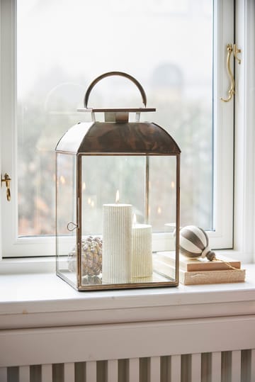 Bombka świąteczna Agnes Ø10 cm - Off-white-brown - Lene Bjerre