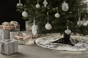 Cadelia bombka świąteczna piórko Ø8 cm - white-light gold - Lene Bjerre