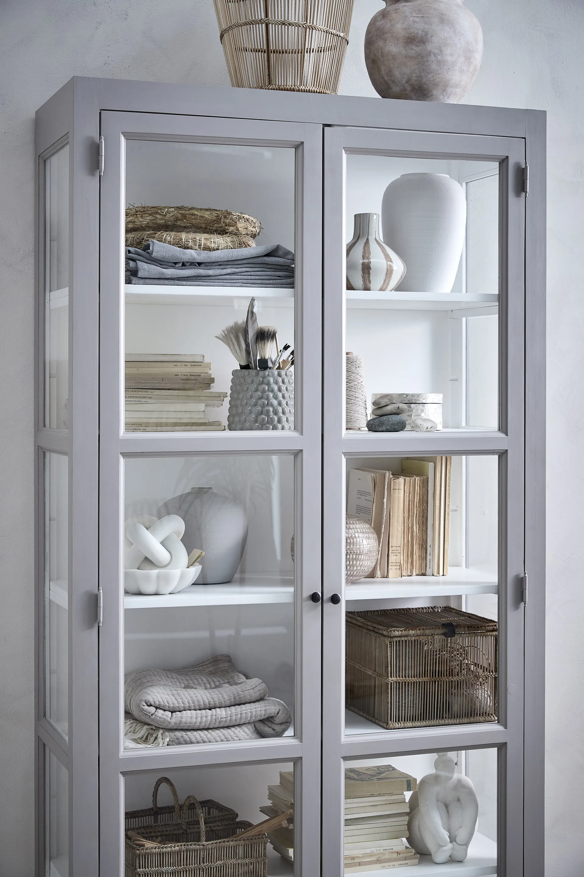 Catia wazon 20 cm, Srebrnoszary Lene Bjerre