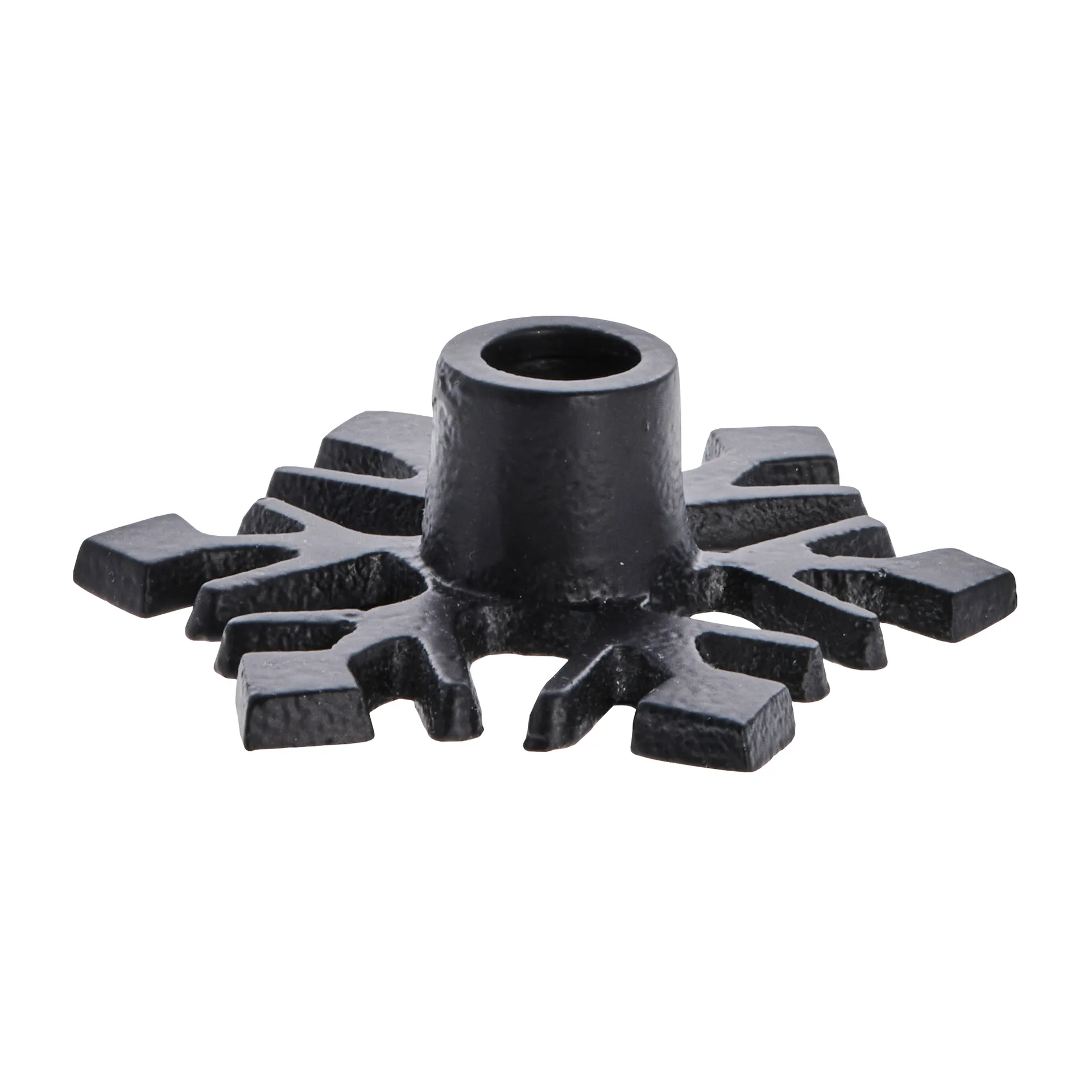 Caville świecznik płatek śniegu, black Lene Bjerre