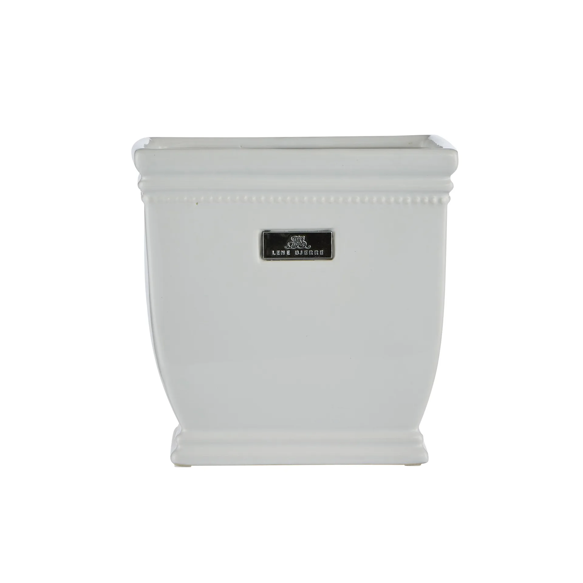 Donica Portilia 19 cm, Biały Lene Bjerre