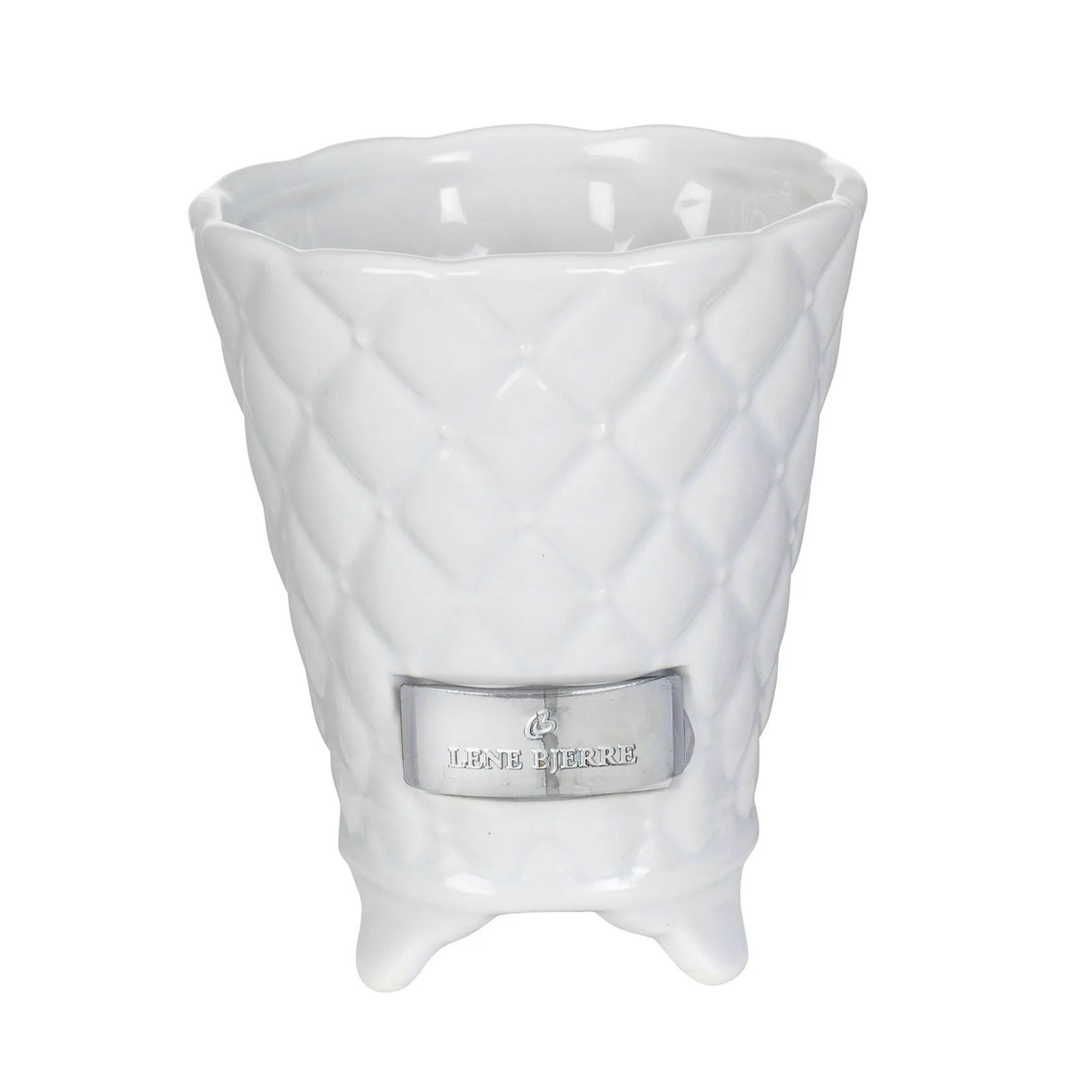 Donica Precious Ø10 cm, Biały Lene Bjerre