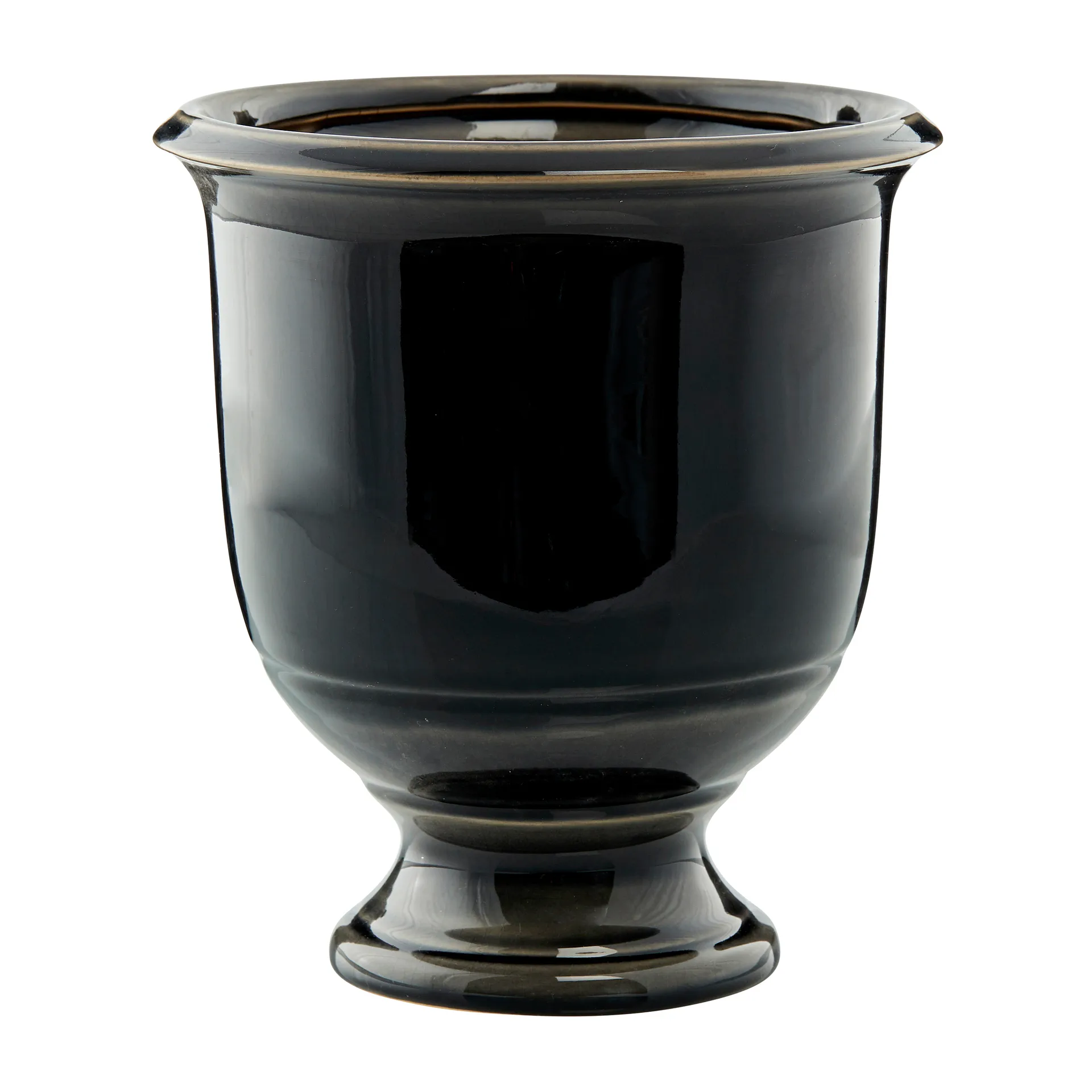 Doniczka Roselle Ø13 cm, Dark grey Lene Bjerre