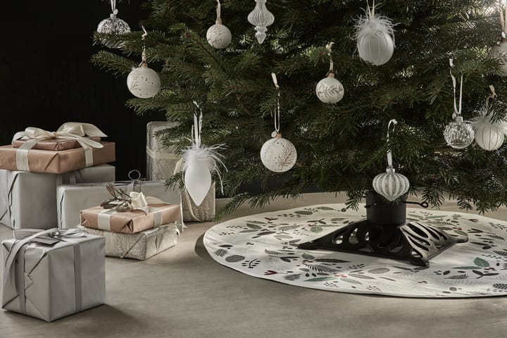 Dywan bożonarodzeniowy Cristivia Ø110 cm - white-multi - Lene Bjerre
