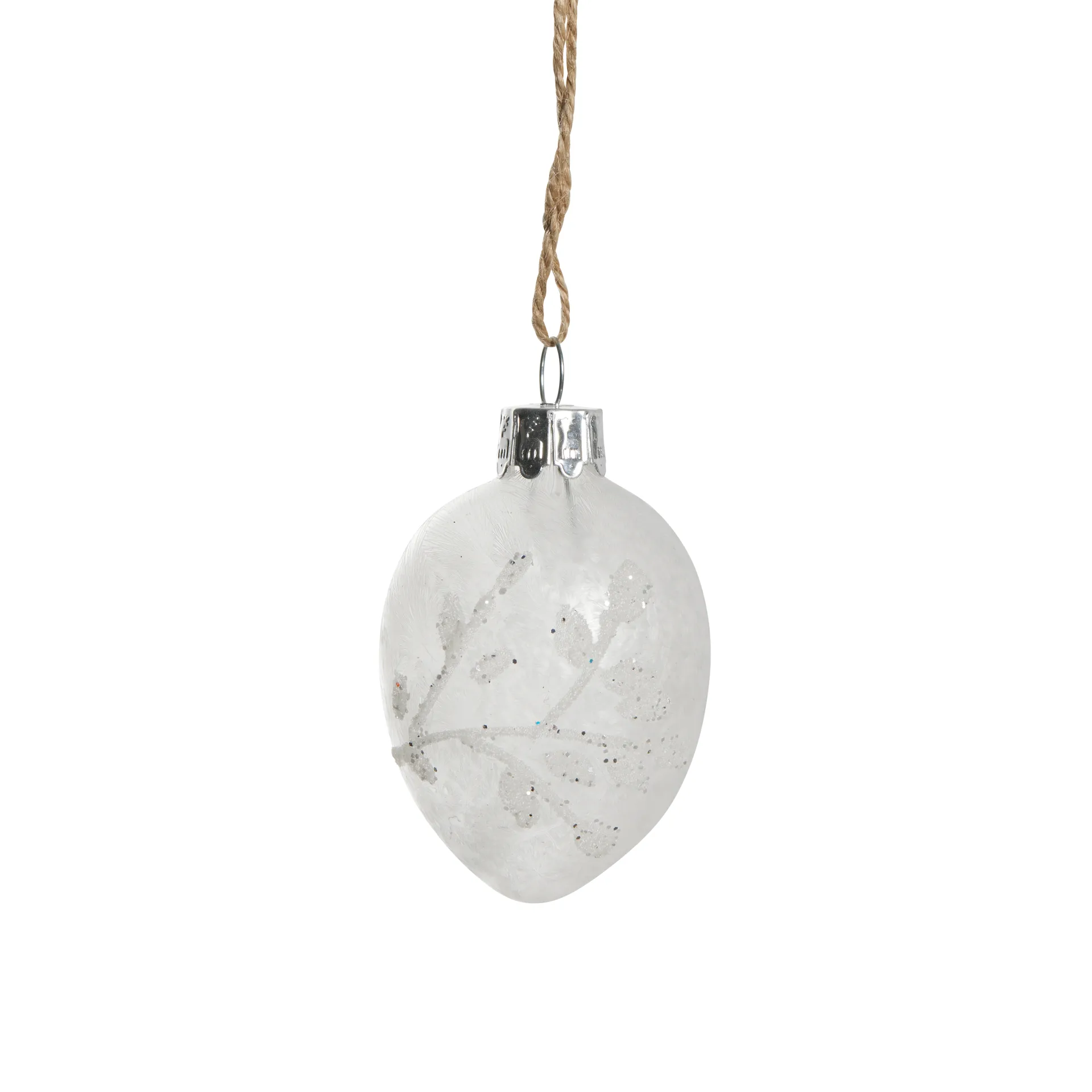 Emille zawieszka wielkanocna 6 cm, White Lene Bjerre