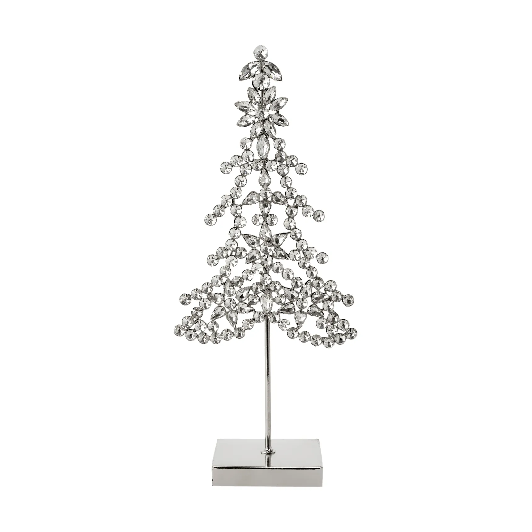 Figurka dekoracyjna Ada tree, Srebrny, 14x8x32 cm Lene Bjerre