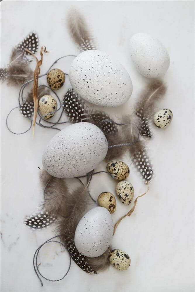 Jajko dekoracyjne Sevinia 4,5 cm - White - Lene Bjerre