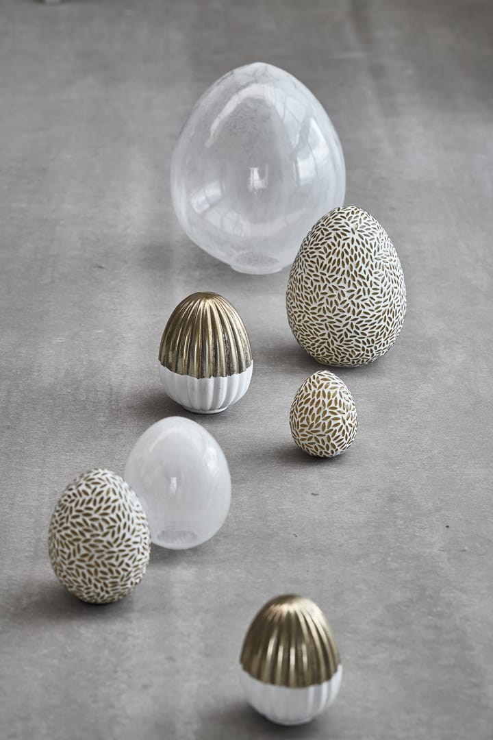Jajko wielkanocne Murilia mellow-white, 20 cm Lene Bjerre