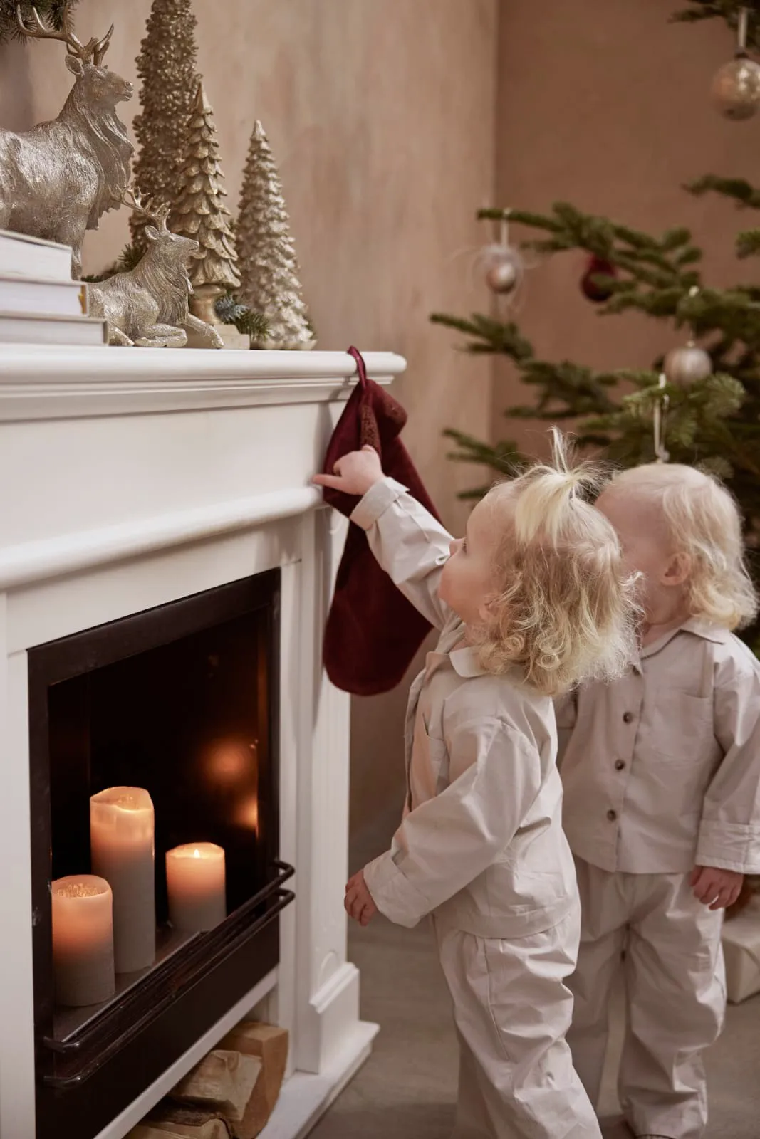 Jeleń Sessia 17 cm, Jasnozłoty Lene Bjerre