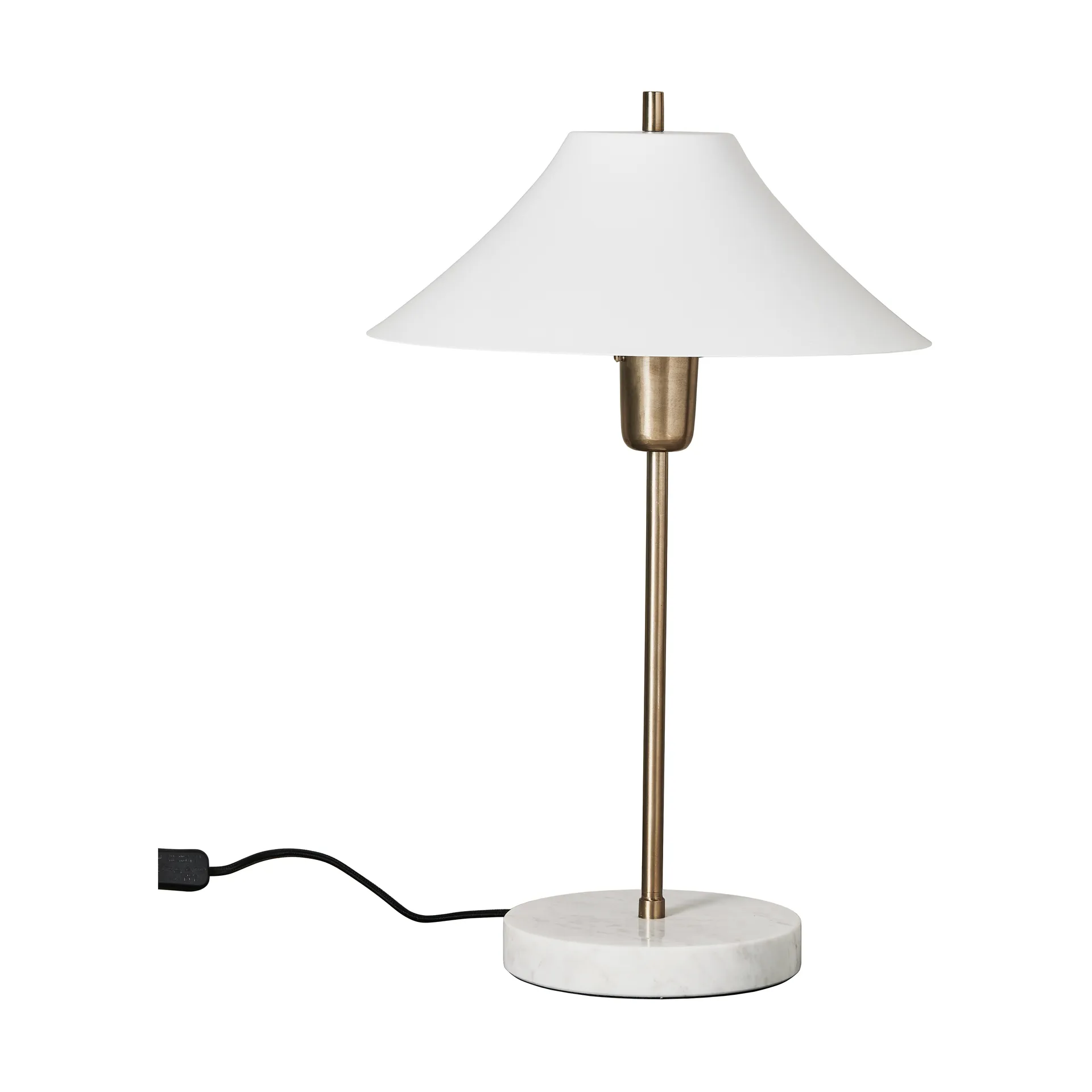 Lampa stołowa Sofia 52 cm, White-Light Gold Lene Bjerre