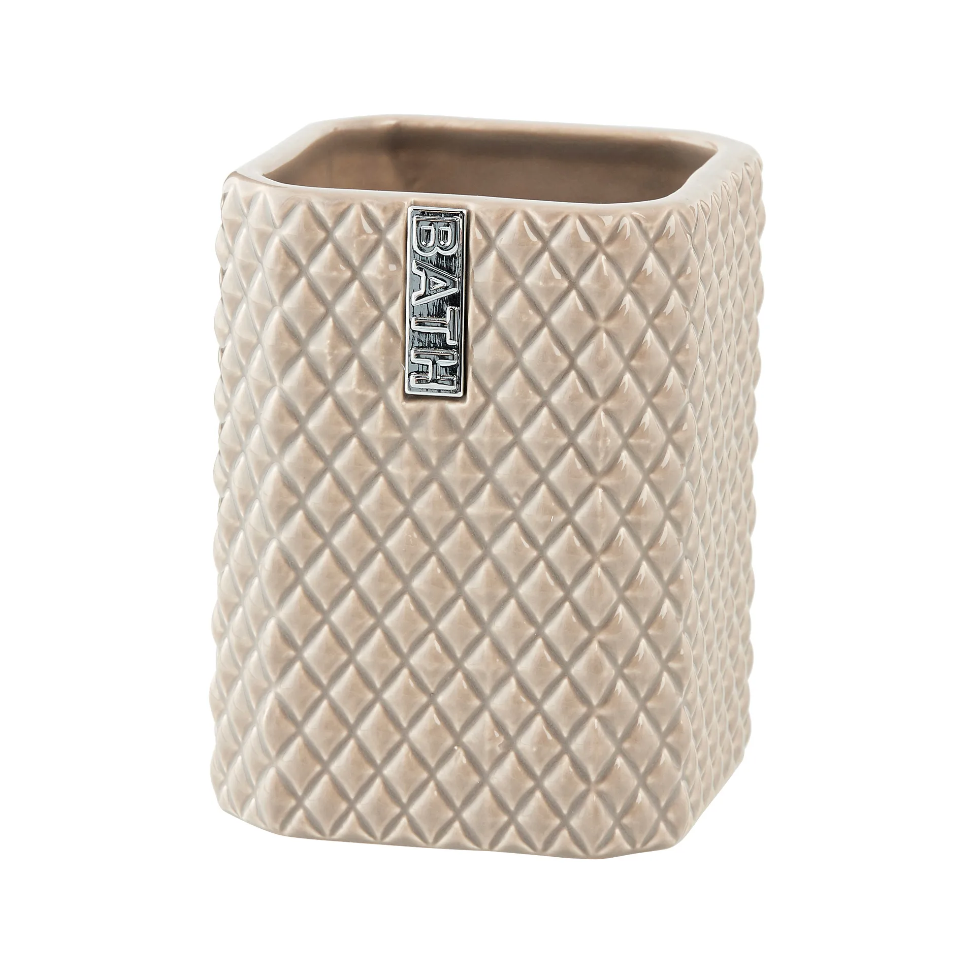 Marion kubek na szczoteczki do zębów 10,5 cm, Driftwood-silver Lene Bjerre