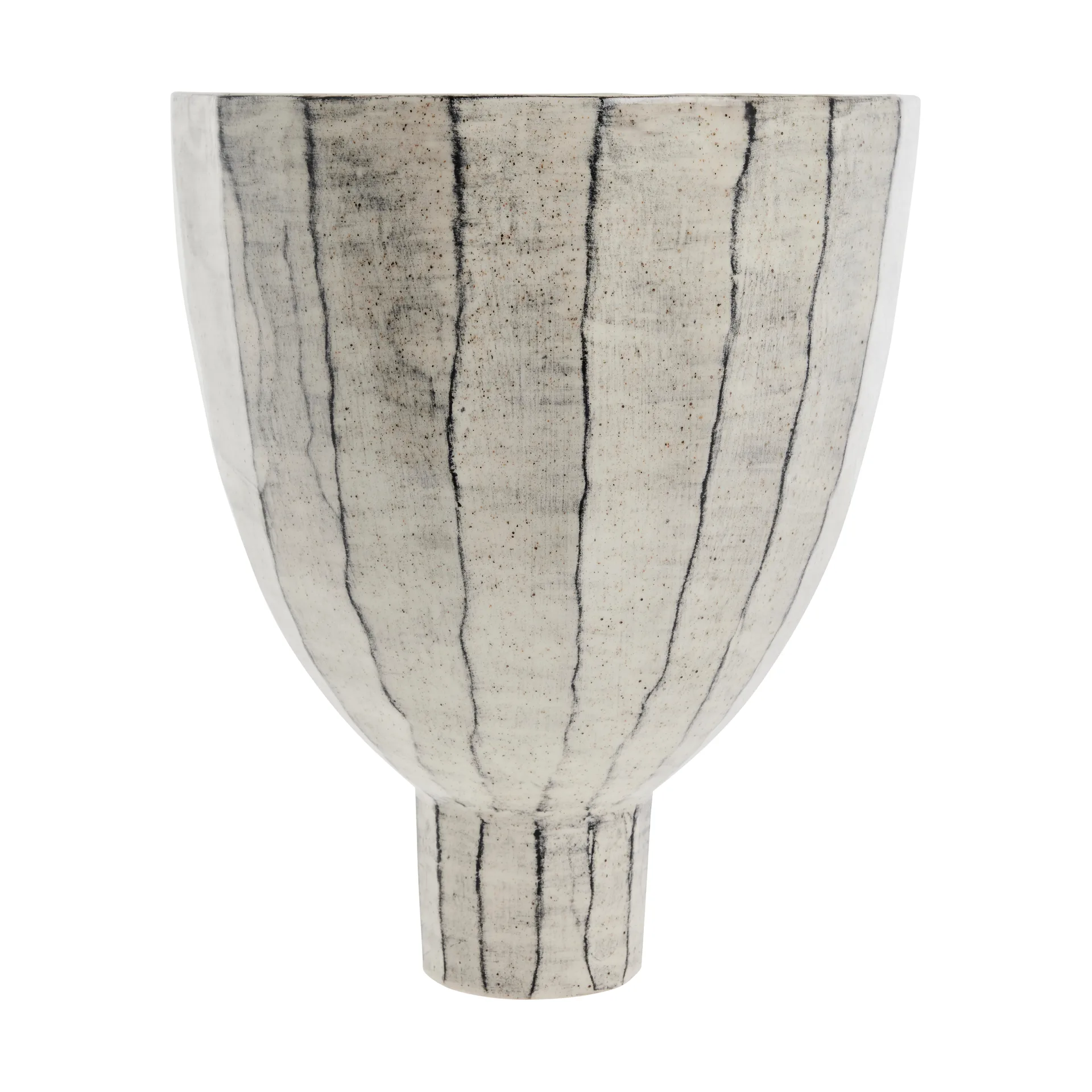 Miska dekoracyjna Cassie Ø28 cm, Off White-Black Lene Bjerre