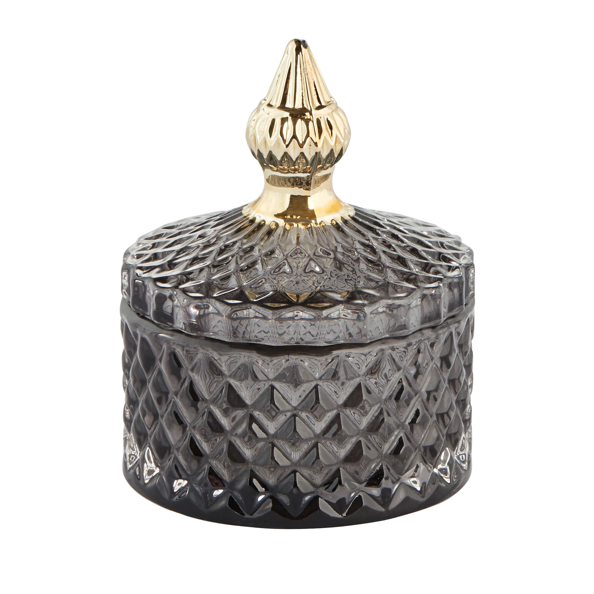 Miya słoik do przechowywania z pokrywką Ø8,5 cm, Ciemnoszary Lene Bjerre