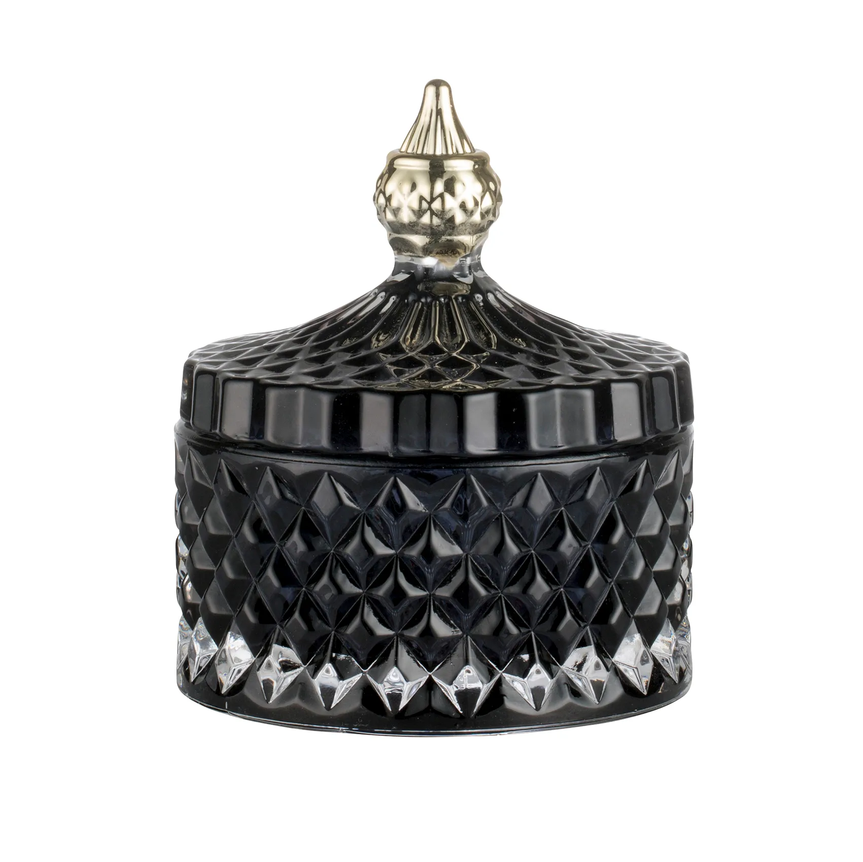 Miya słoik do przechowywania z pokrywką Ø8,5 cm, Ciemny szaroczarny Lene Bjerre