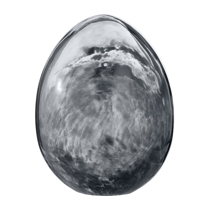 Murina jajko dekoracyjne 15 cm - Clear-black - Lene Bjerre