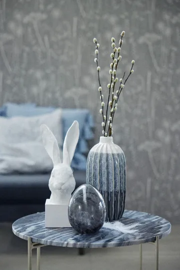 Murina jajko dekoracyjne 15 cm - Clear-black - Lene Bjerre