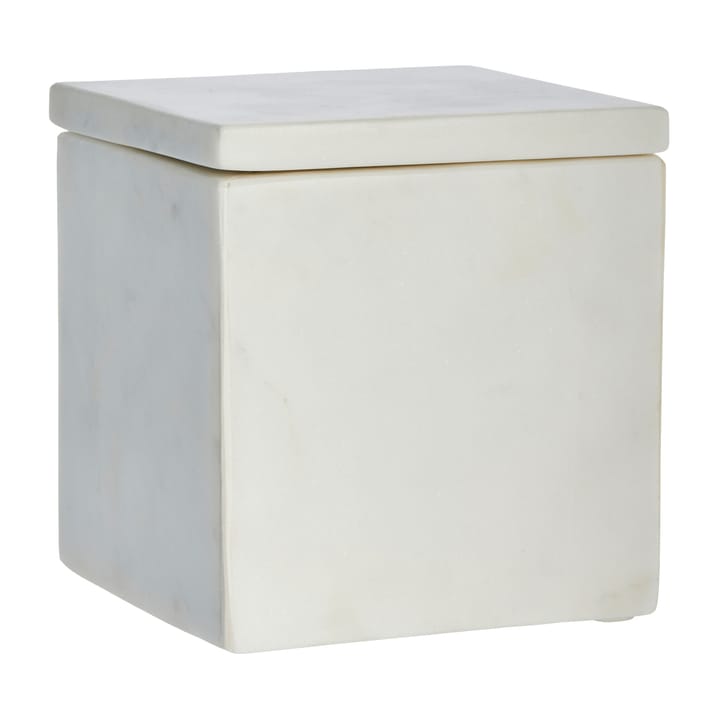 Pudełko do przechowywania Ellia marmur 12x12 cm - White - Lene Bjerre
