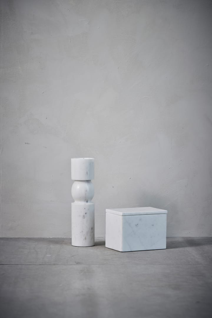 Pudełko do przechowywania Ellia marmur 16,5x11,5 cm - White - Lene Bjerre