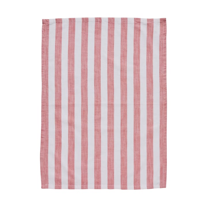 Ręcznik kuchenny Olivia 50x70 cm - Off White-Dark Coral - Lene Bjerre