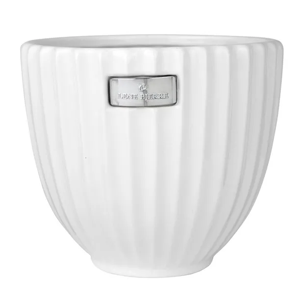 Rosalie donica Ø 18 cm, biały Lene Bjerre