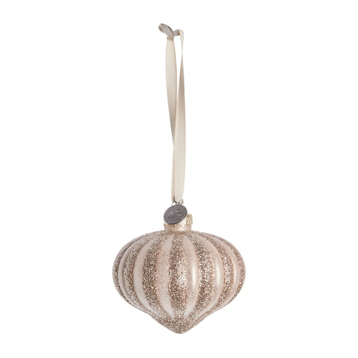 Selvie zawieszka świąteczna 8 cm - powder-light gold - Lene Bjerre