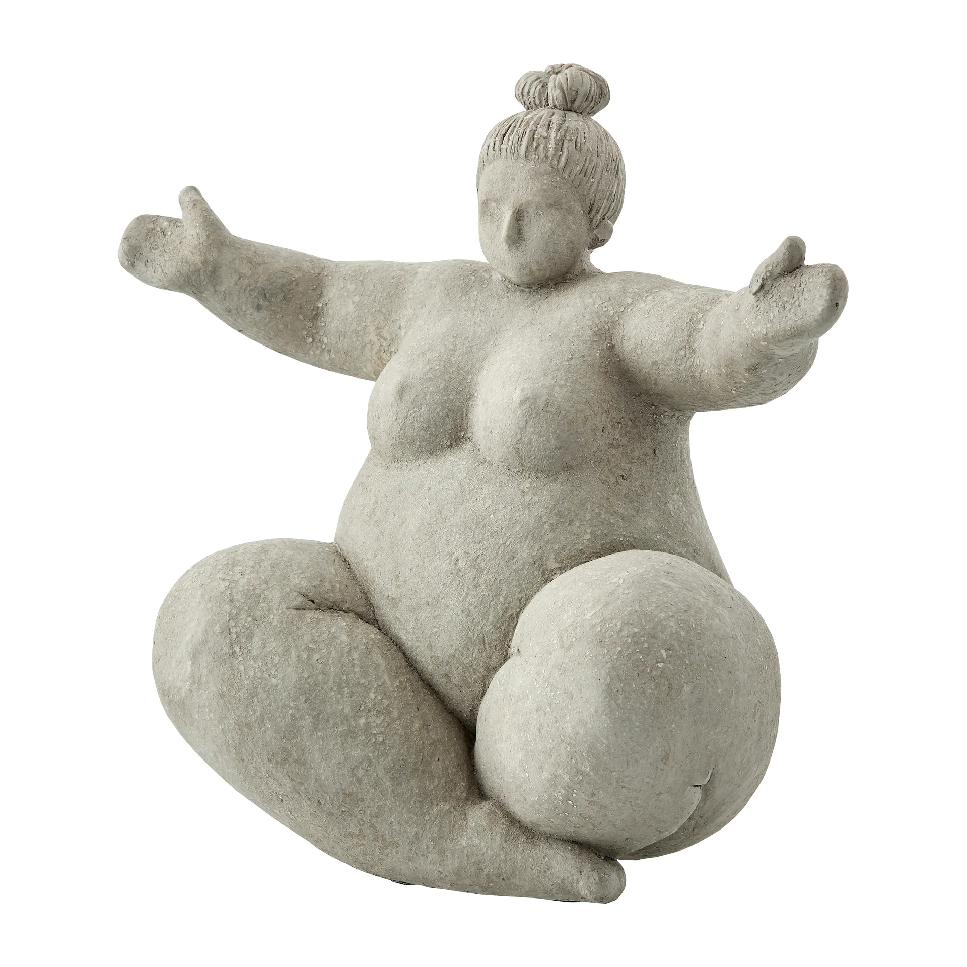 Serafina dekoracja kobieta obejmująca 24 cm, Grey Lene Bjerre