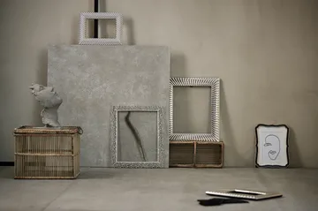 Serafina dekoracja twarz 29,5 cm - Grey - Lene Bjerre