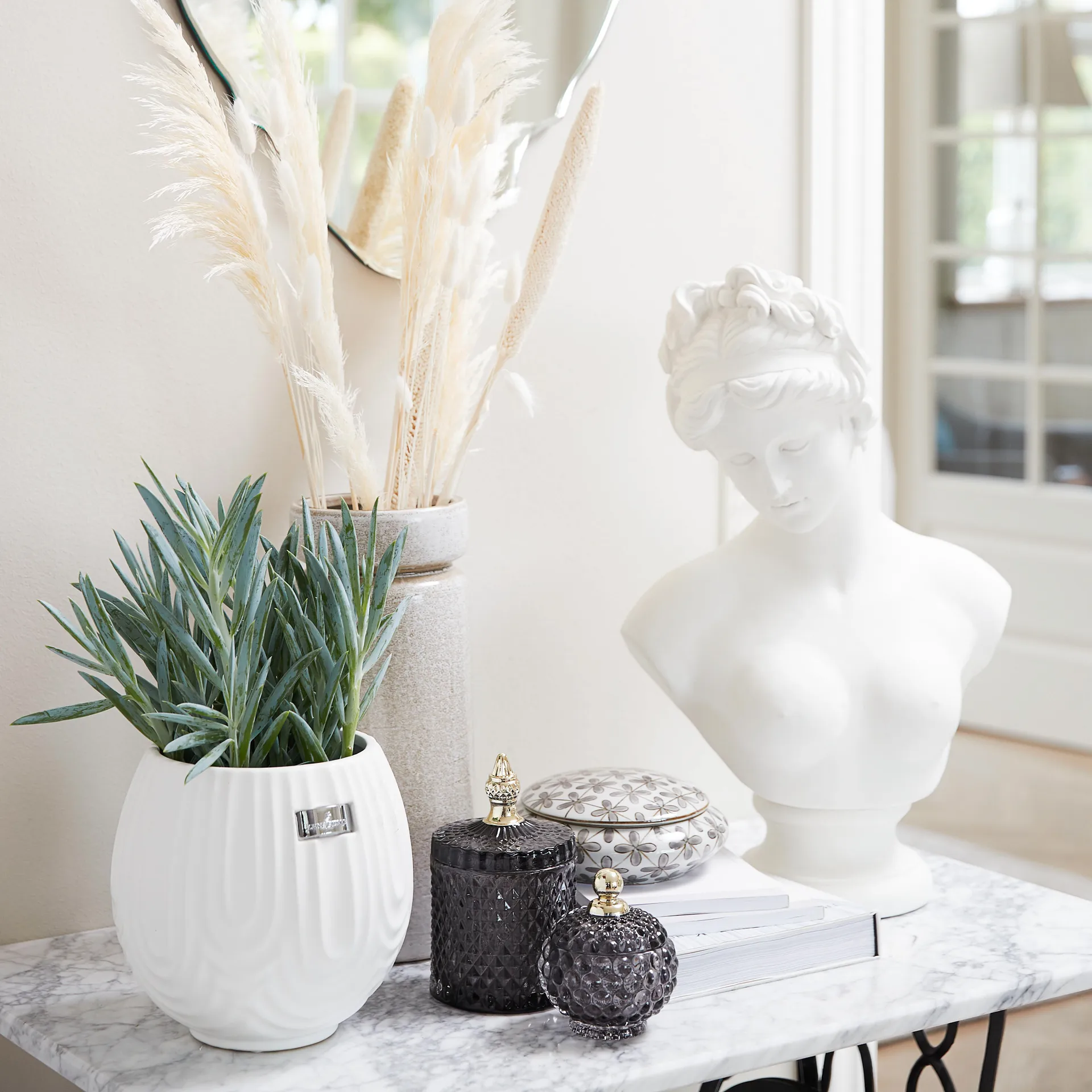 Serafina rzeźba biała, 52 cm Lene Bjerre