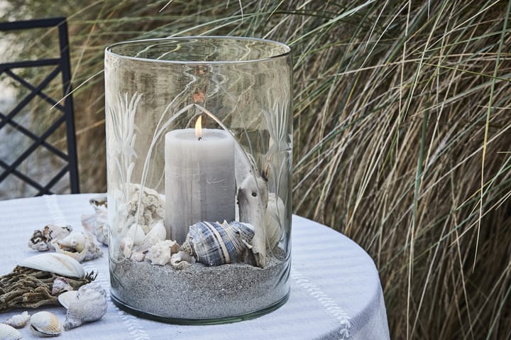 Świeca Lene Bjerre Rustic jasnoszary Ø7,5 cm, 12,5 cm Lene Bjerre