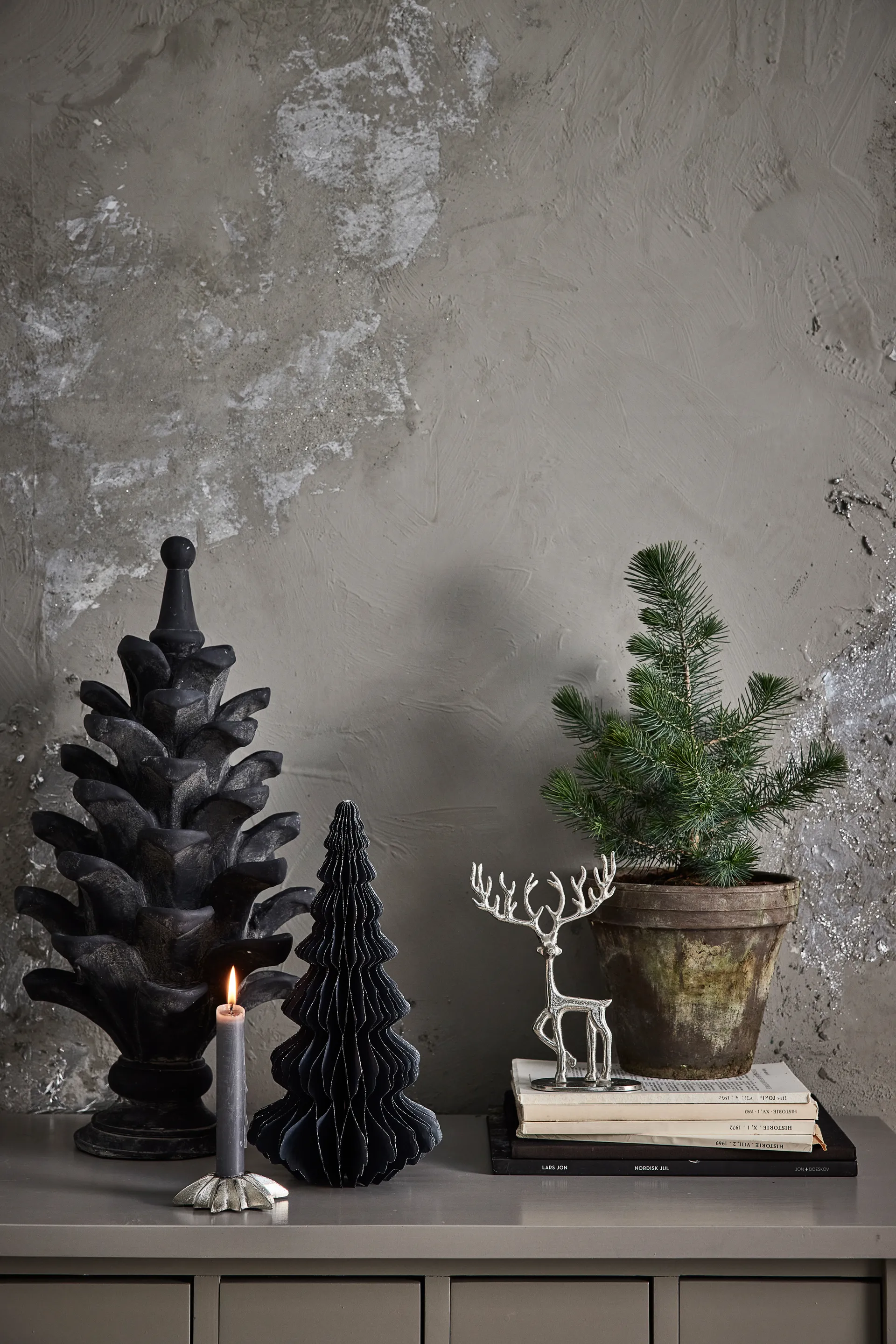 Świecznik Caville gwiazda 9,5 cm, srebro Lene Bjerre