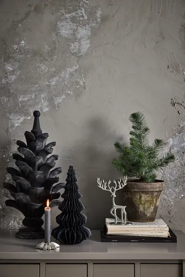 Świecznik Caville gwiazda 9,5 cm - srebro - Lene Bjerre