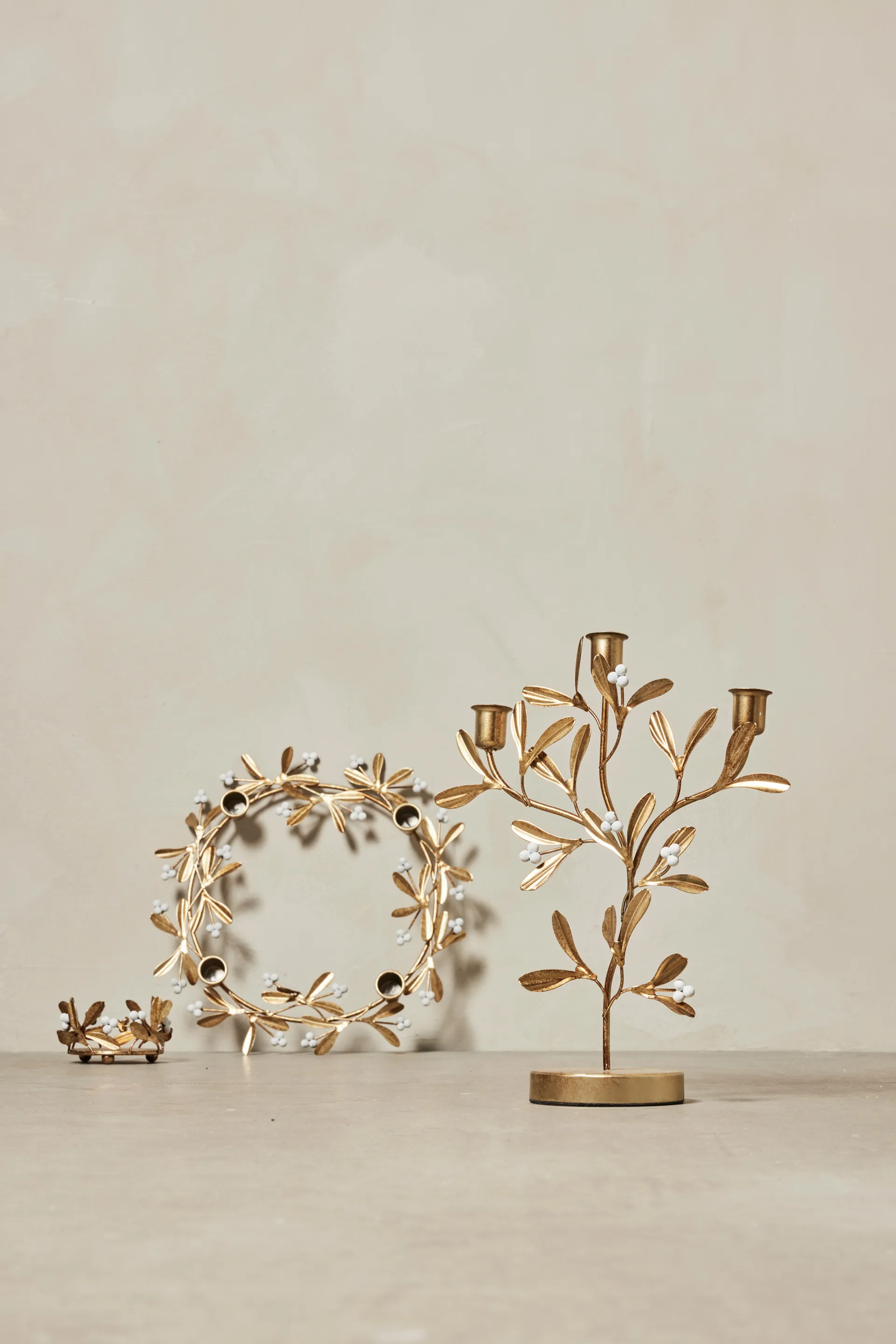 Świecznik Missia 34 cm, Light gold Lene Bjerre