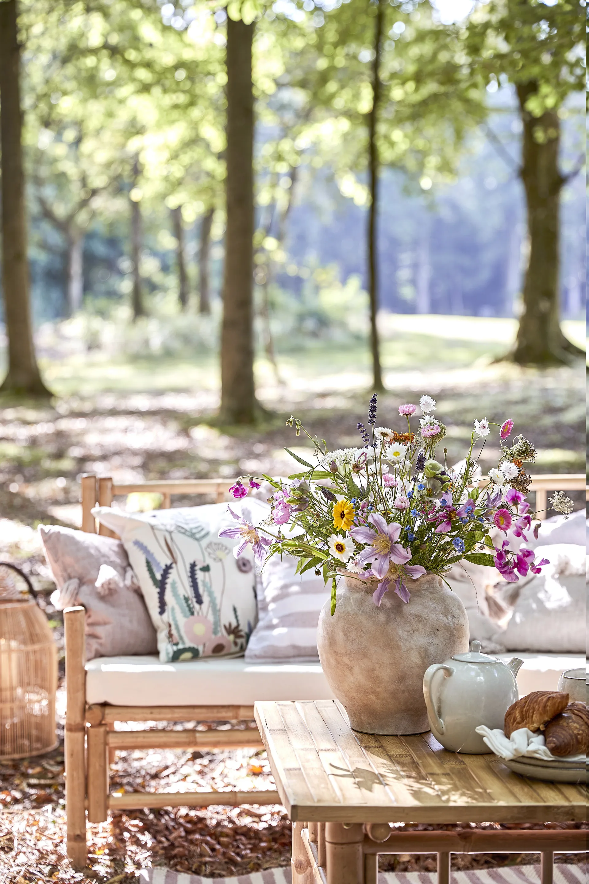 Wazon Anna 33 cm, Antique light brown Lene Bjerre