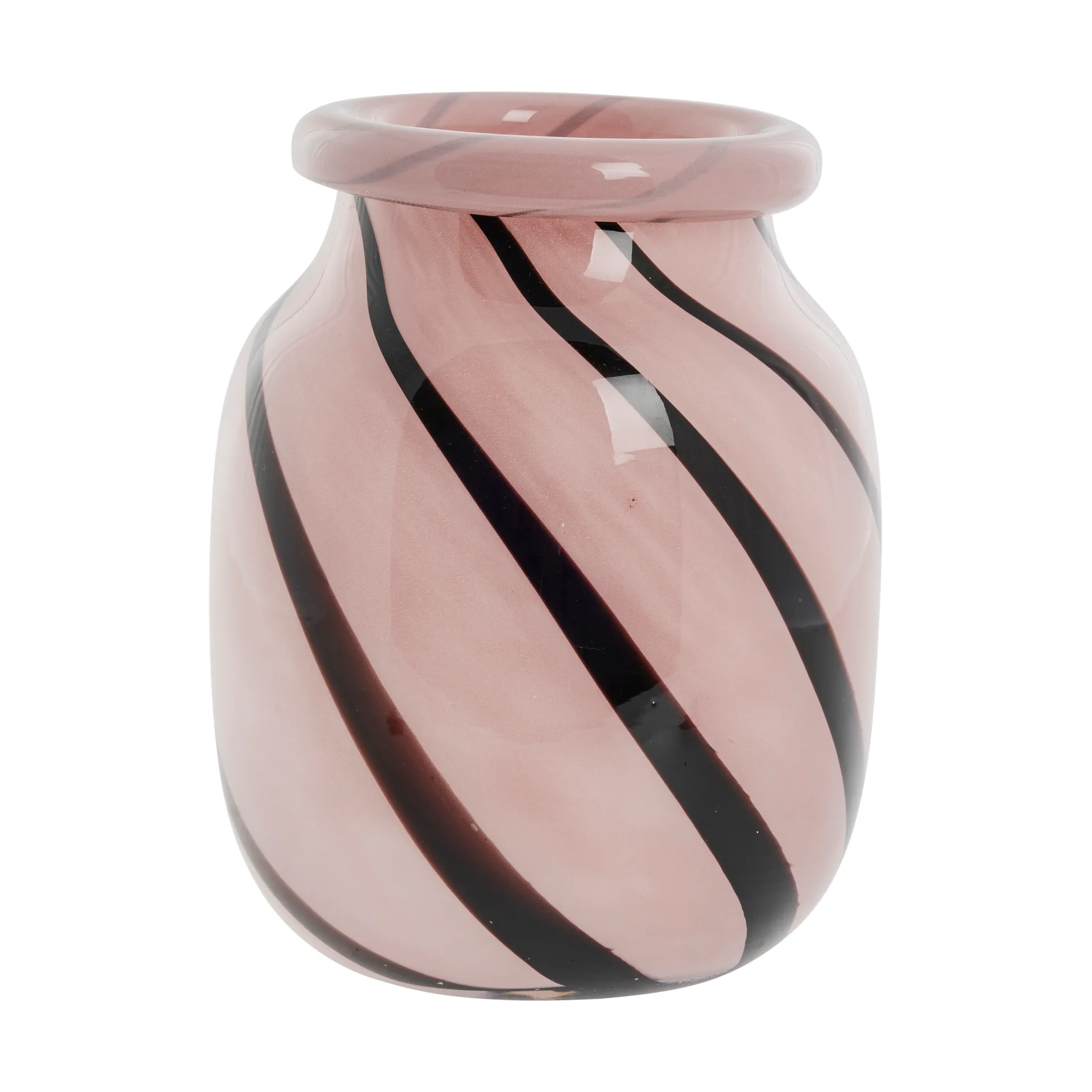 Wazon Marena Ø16 cm, Rose-Black Lene Bjerre