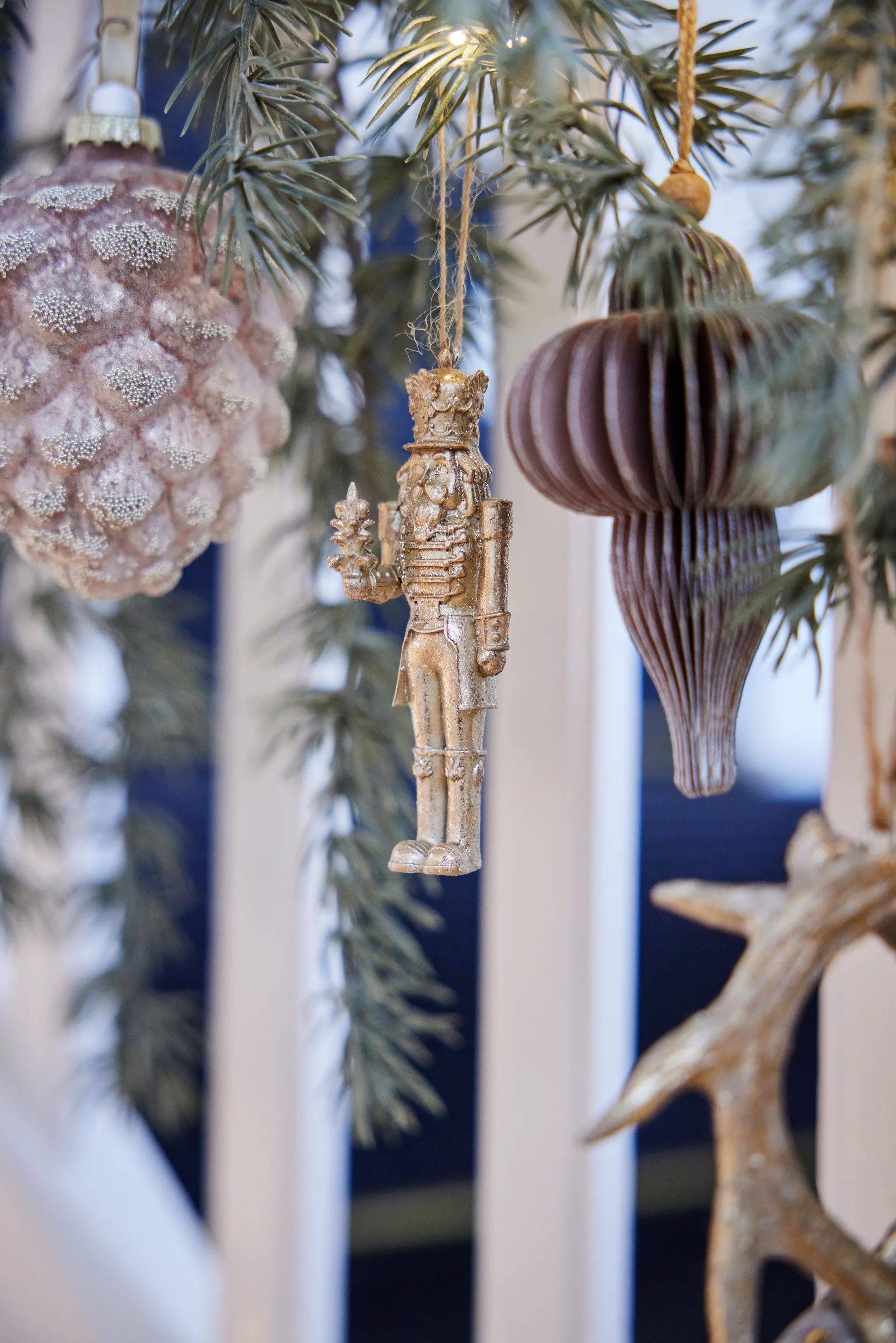 Zawieszka dekoracyjna Paline 10 cm, Dark rose-silver Lene Bjerre